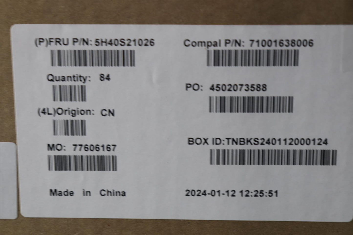 Lenovo HEATSINK Heatsink C 83DA HY 5H40S21027