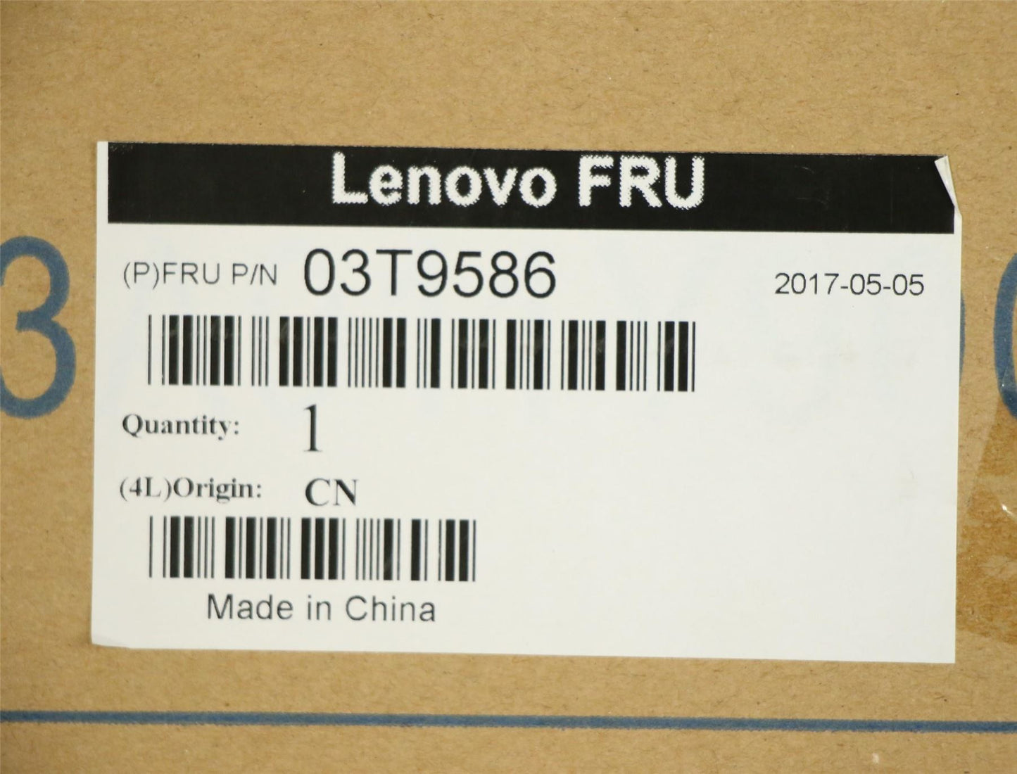Lenovo Fru, Mechanical Chassis 03T9586