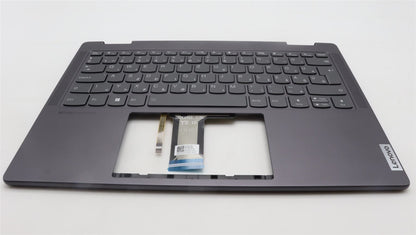 Lenovo Yoga 7 14IRL8 Keyboard Palmrest Top Cover Hungarian Storm Grey 5CB1L40803