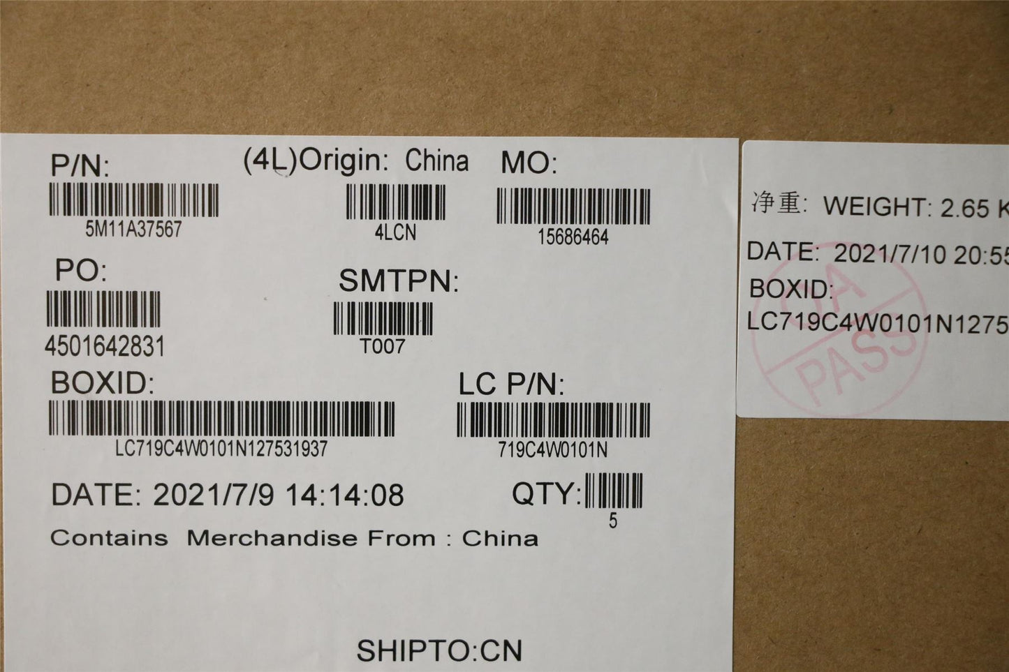 Lenovo MECH_ASM KBDW/C EST BKLT(CHY)WW UK BK 5M11A37564