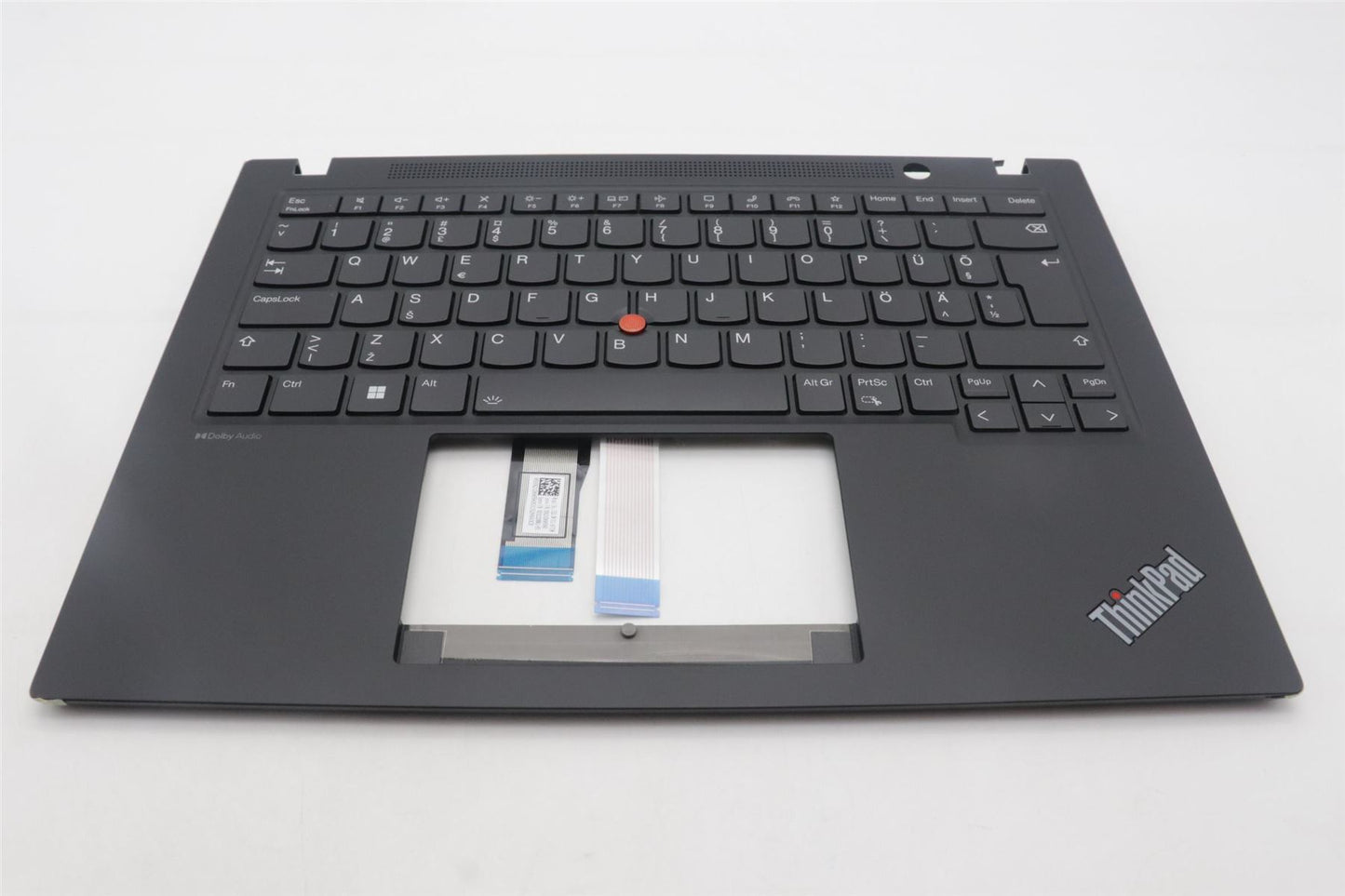 Lenovo ThinkPad T14s Gen 4 Keyboard Palmrest Top Cover Spanish Black 5M11L59465