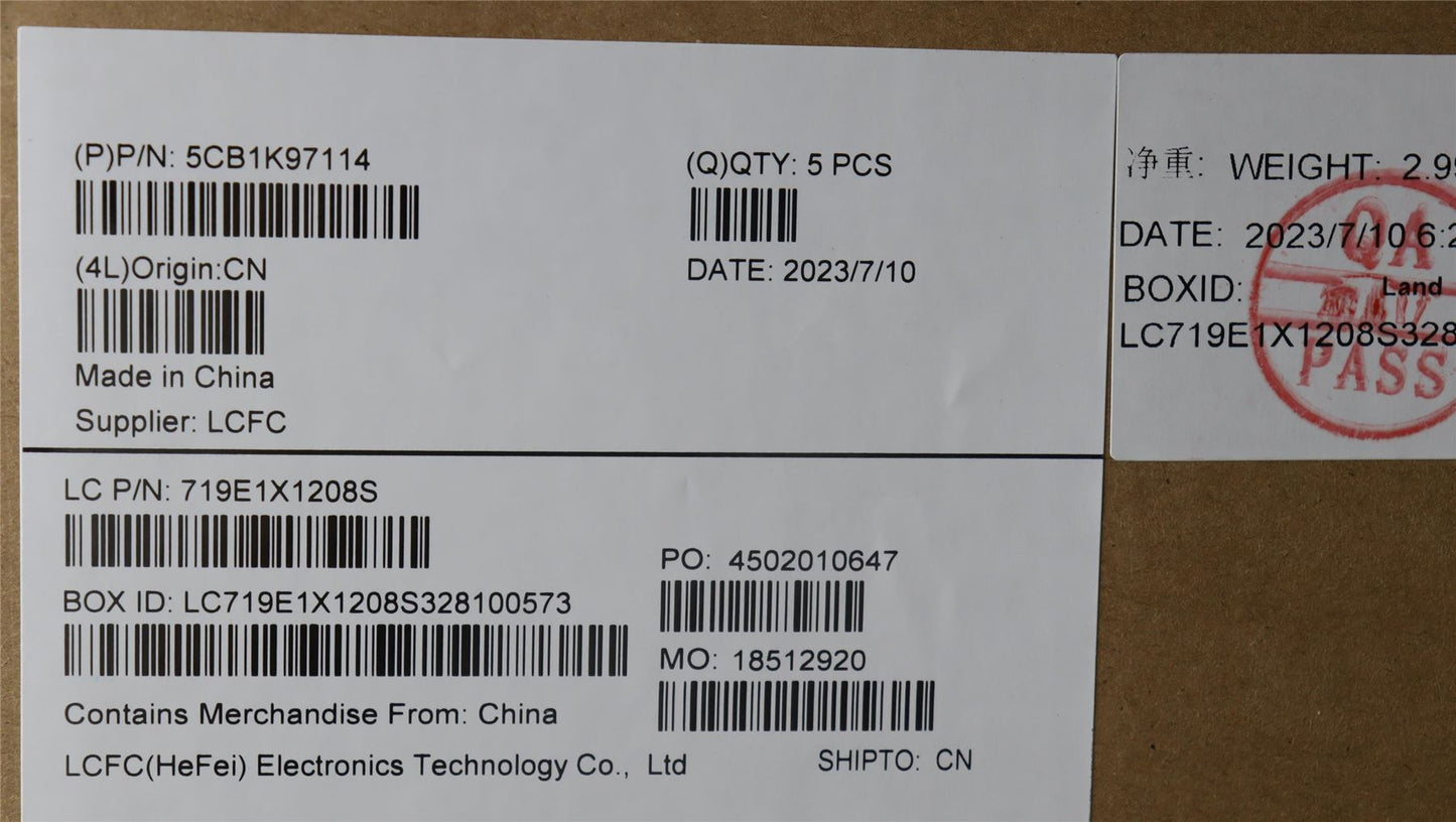 Lenovo Upper Case ASM_FRA L82XL FP AB BL 5CB1K97114