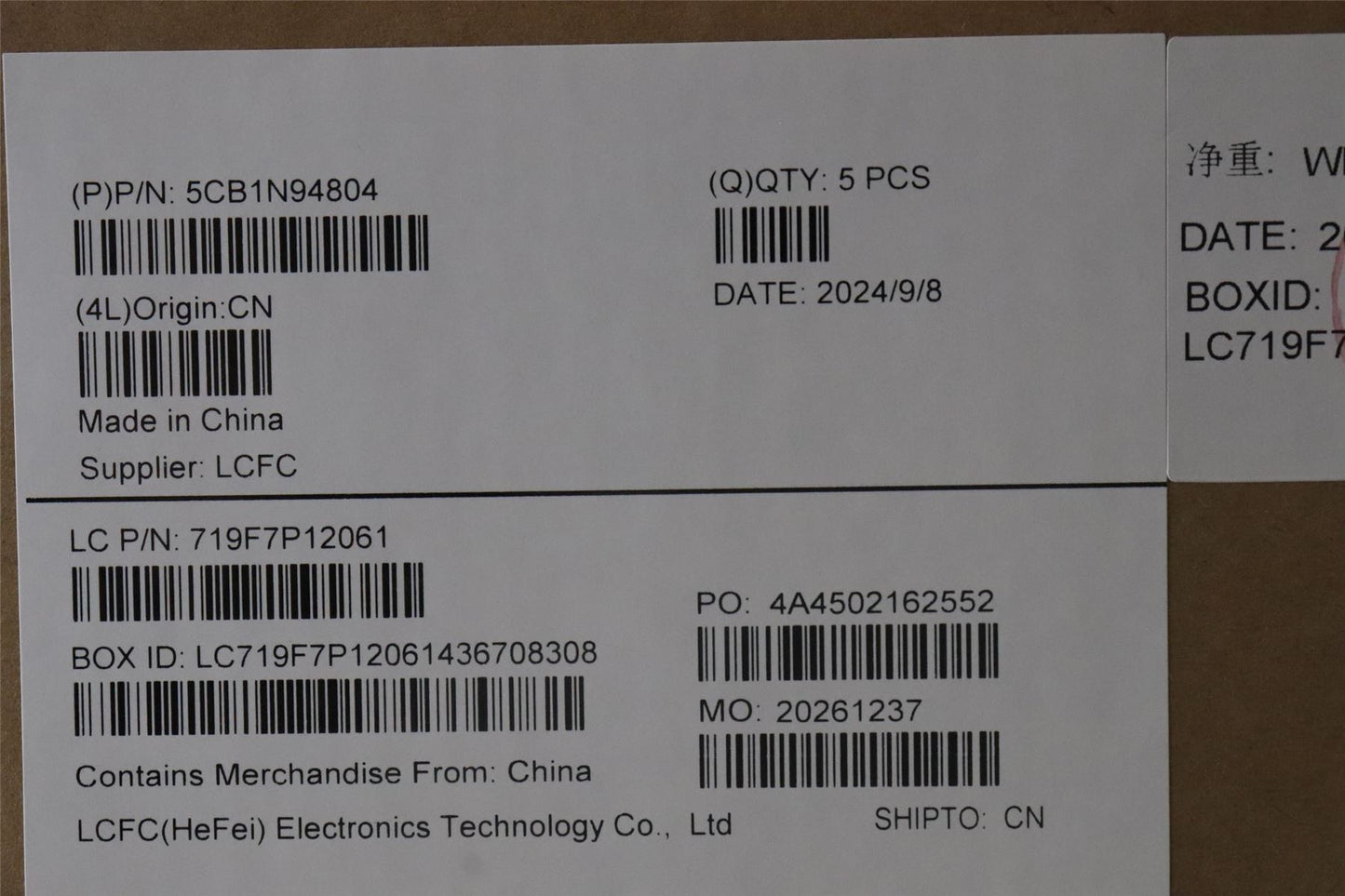 Lenovo Upper Case ASM_POR L 83E5AG BL 5CB1N94804