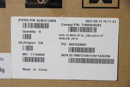 Lenovo IdeaPad 5 14ALC05 Palmrest Cover Touchpad Keyboard US Euro 5CB1C13805