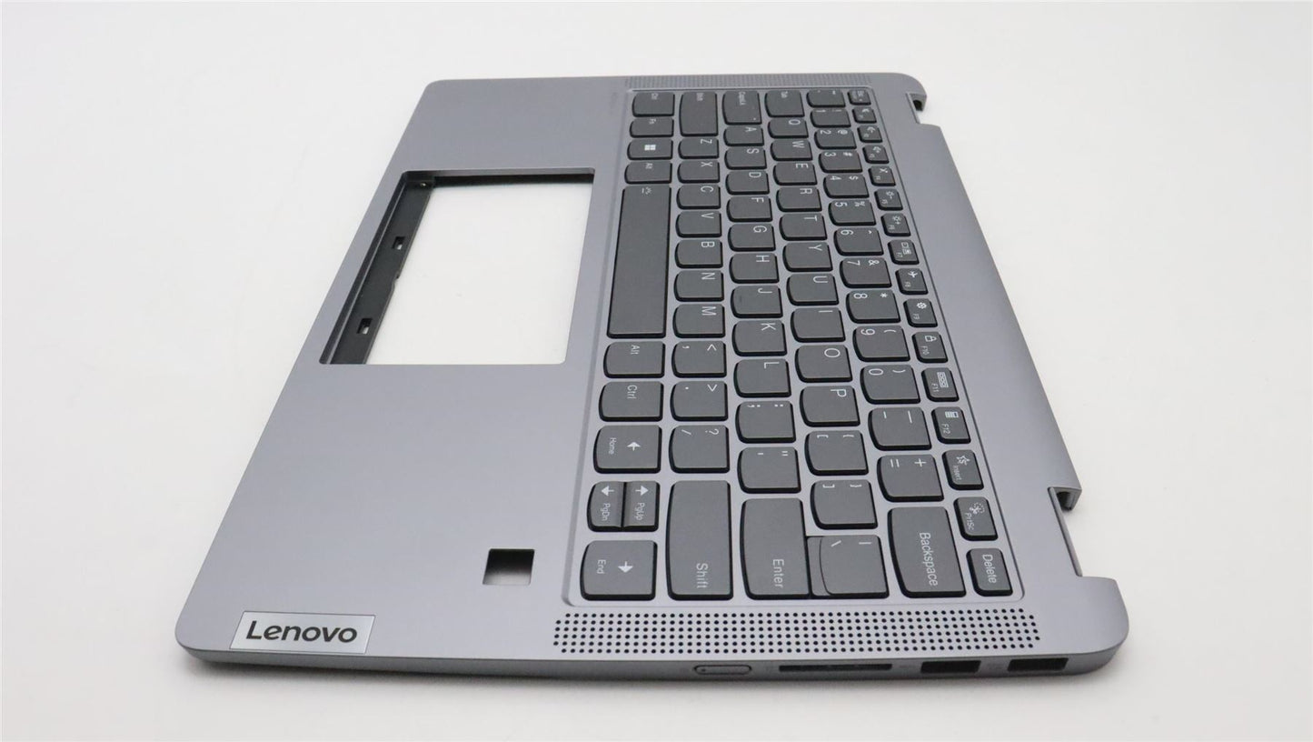 Lenovo IdeaPad 5 14ABR8 Palmrest Cover Keyboard US Grey Backlit 5CB1K20782