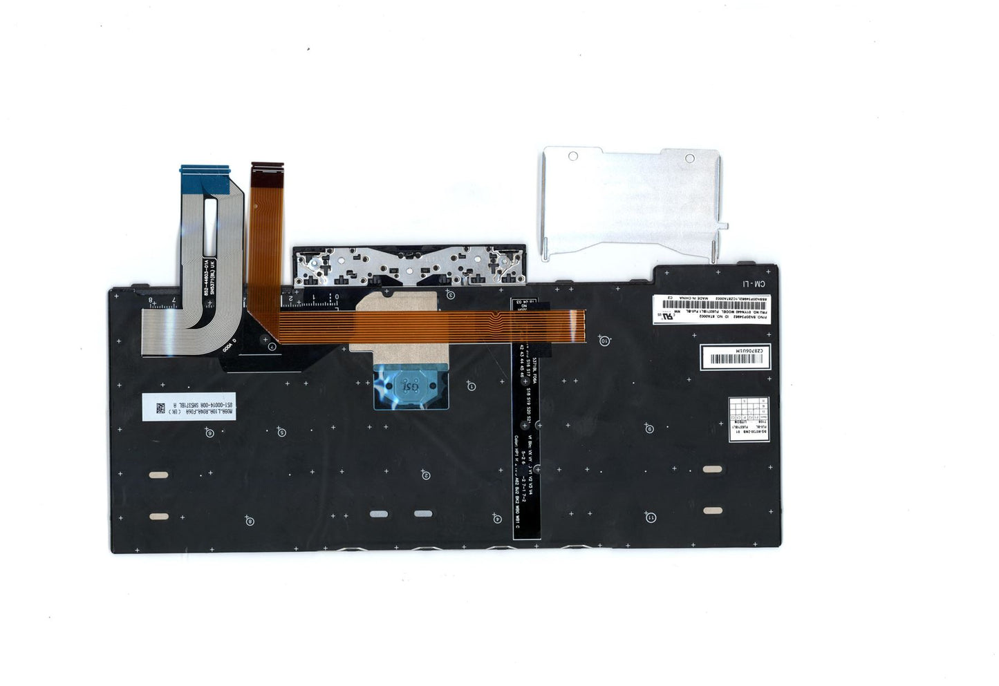 Lenovo ThinkPad T480s L380 L390 E480 E490 Keyboard Norwegian Silver 01YN440