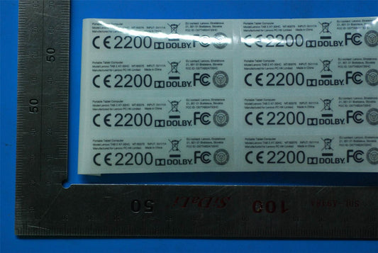 Lenovo A7-30HC rating label&*HQ60401663000 CS 5L18C00961