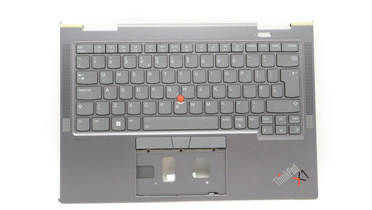 Lenovo Yoga X1 6th Keyboard Palmrest UK Storm Grey 5M11C40976