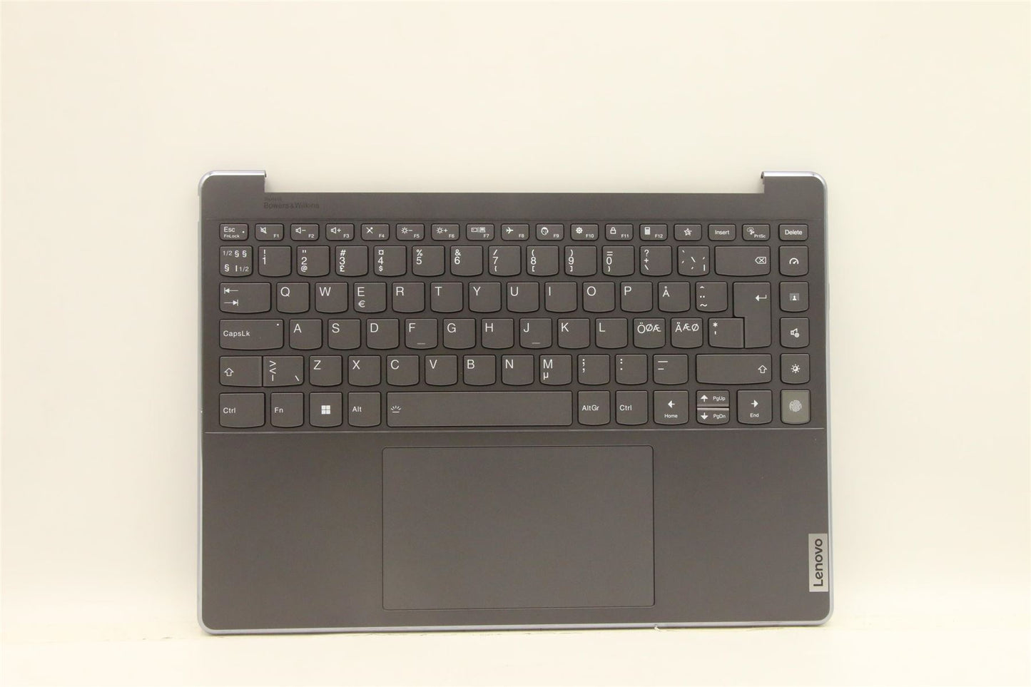 Lenovo IdeaPad 9 14IAP7 Palmrest Cover Touchpad Keyboard Nordic Grey 5CB1H23714
