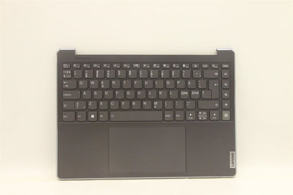 Lenovo IdeaPad 9 14IAP7 Palmrest Cover Touchpad Keyboard Nordic Grey 5CB1H23714