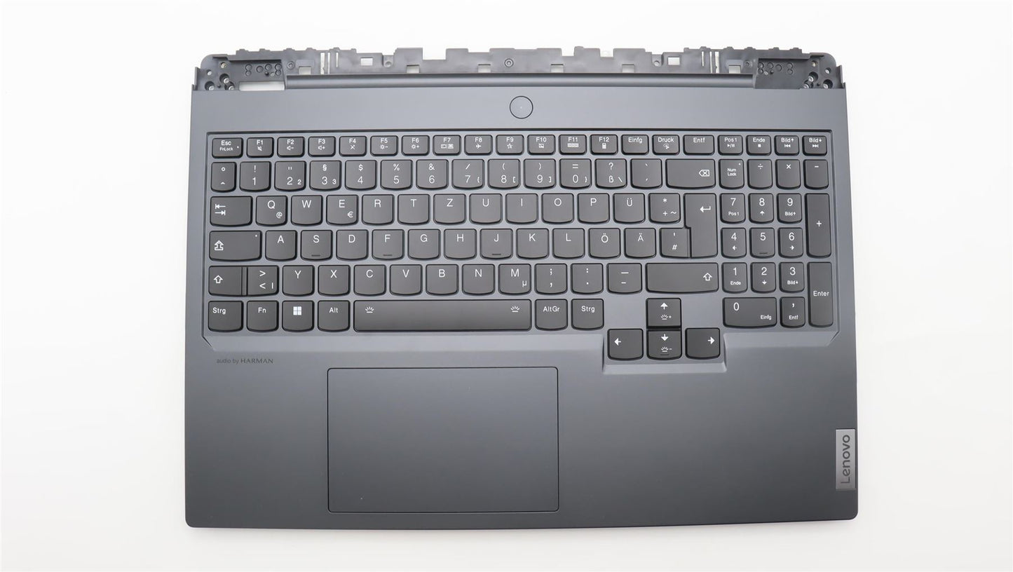 Lenovo Legion 7 16IRX8H Palmrest Cover Touchpad Keyboard German White 5CB1L09906