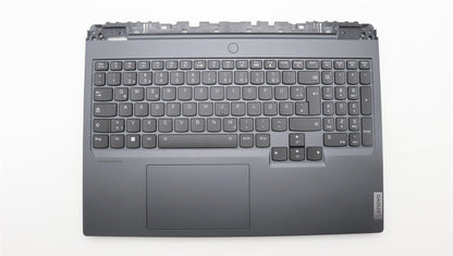 Lenovo Legion 7 16IRX8H Palmrest Cover Touchpad Keyboard German White 5CB1L09906