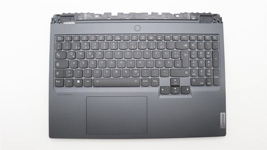 Lenovo Legion 7 16IRX8H Palmrest Cover Touchpad Keyboard German White 5CB1L09906
