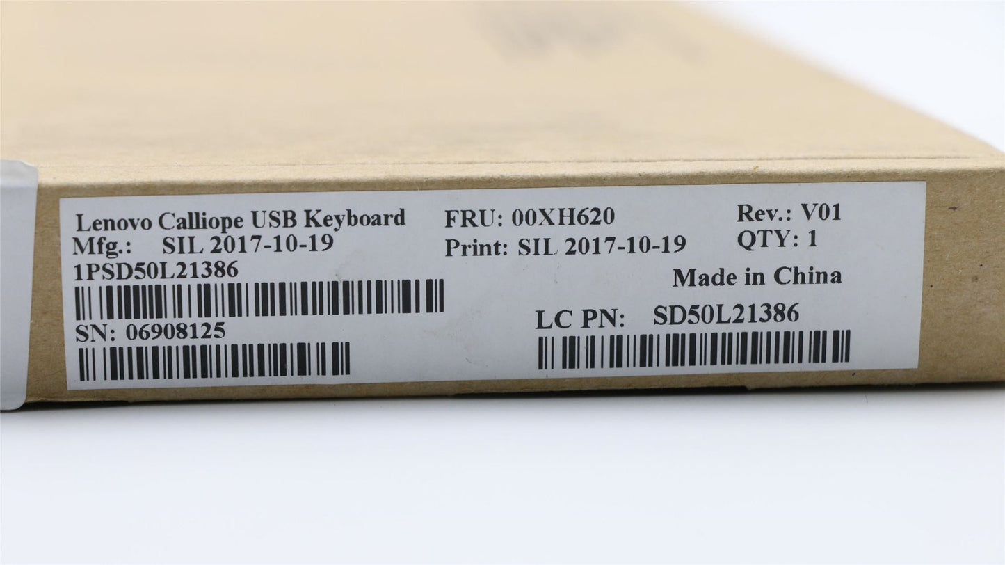 Lenovo ThinkStation M920z M90a P330 Tiny P340 Tiny USB Wired Keyboard 00XH620