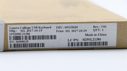 Lenovo ThinkStation M920z M90a P330 Tiny P340 Tiny USB Wired Keyboard 00XH620