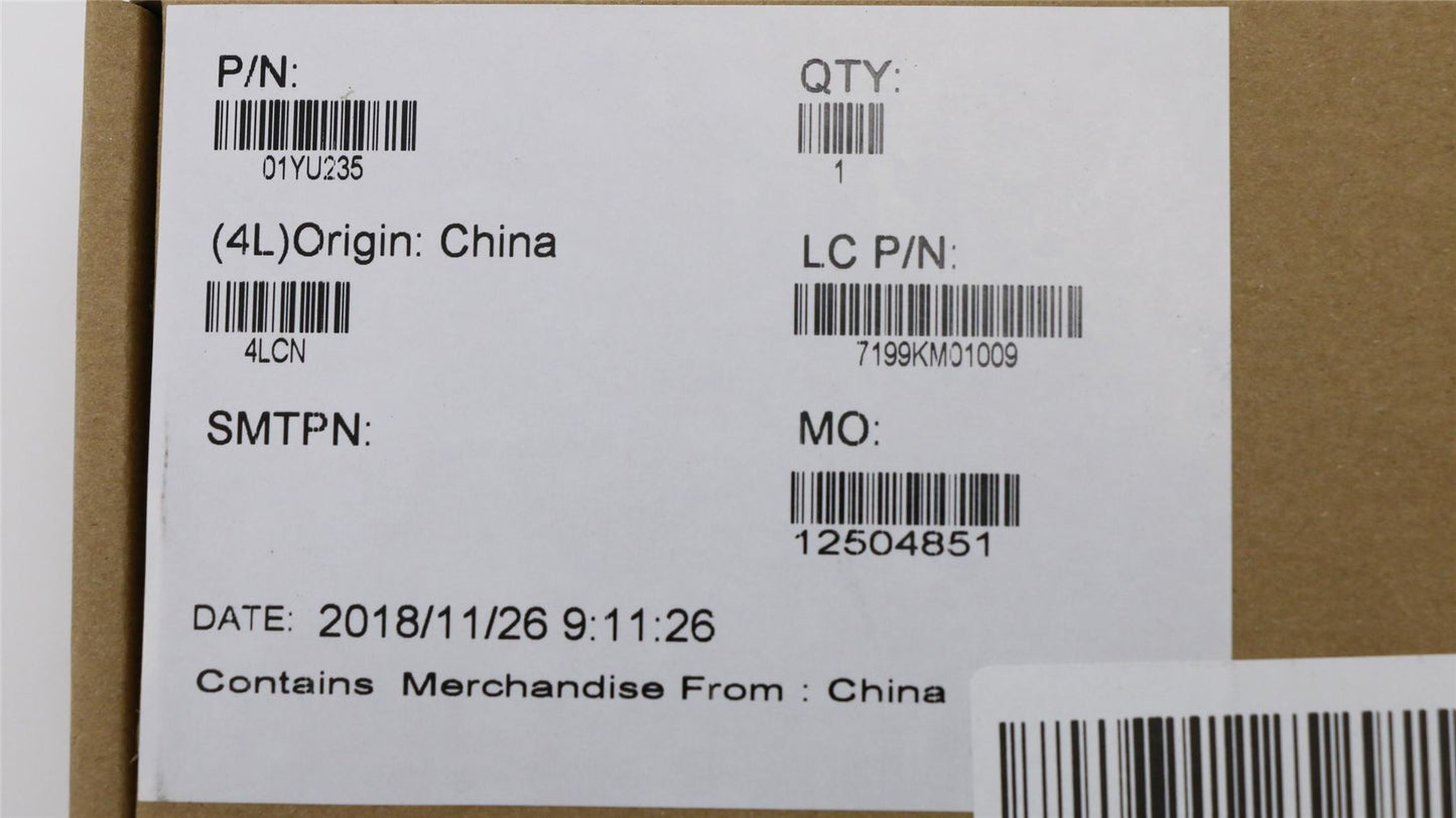 Lenovo ThinkPad P52 Cable Lcd Screen Display LED FHD 1080p 01YU235