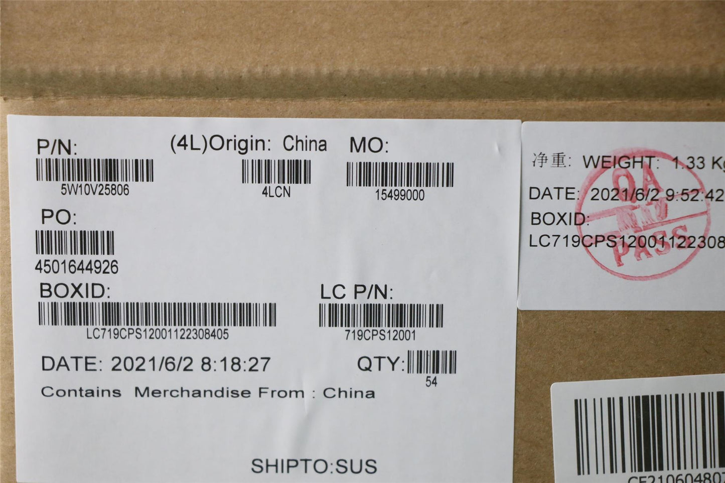 Lenovo 5W10V25806 Wireless,CMB,IN,killer 1650x