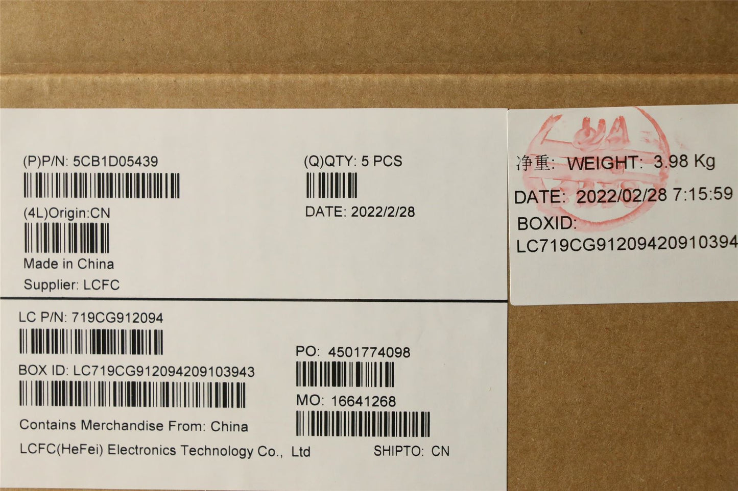 Lenovo Upper Case ASM_POR L82JD STw/BUWRF 5CB1D05439