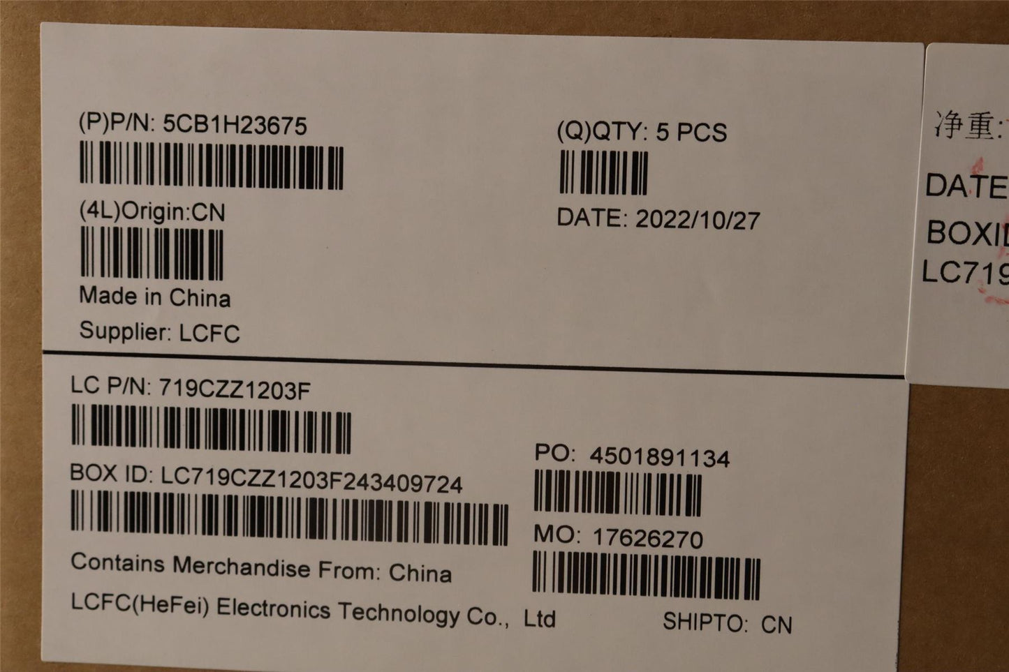 Lenovo 5 15IAH7 Palmrest Cover Touchpad Keyboard French Arabic 5CB1H23675
