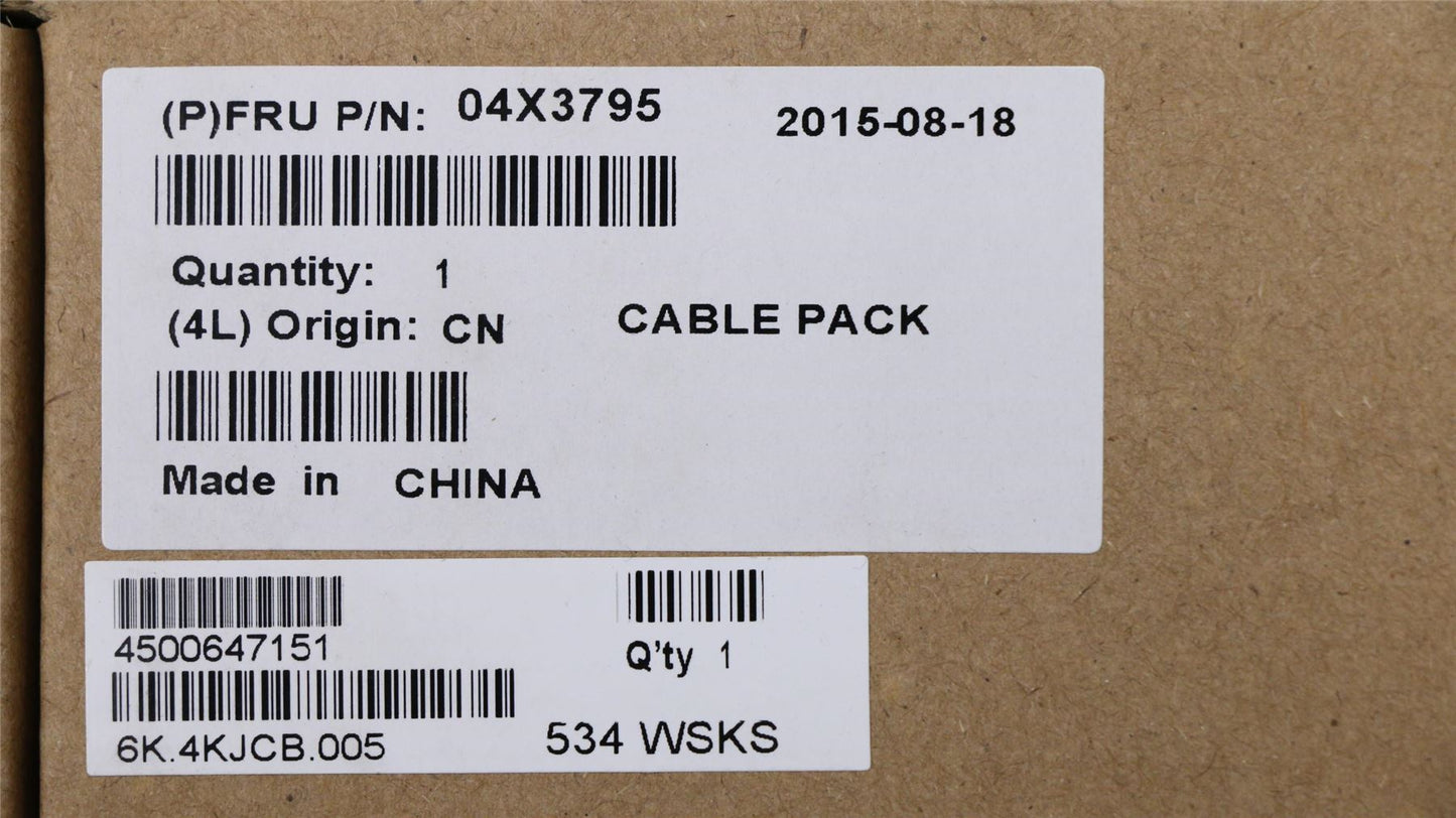 Lenovo FRU DC in cable bulk kit 04X3795