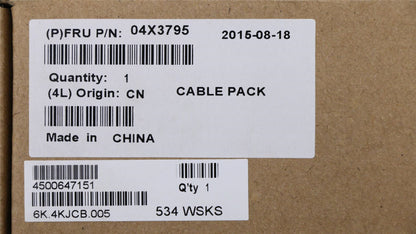 Lenovo FRU DC in cable bulk kit 04X3795