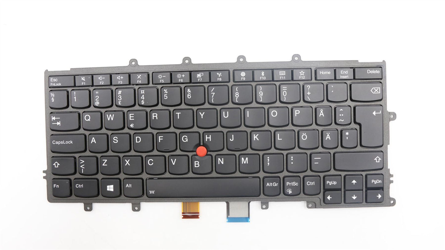 Lenovo ThinkPad X270 A275 Keyboard Swedish Finnish Black Backlit 01EP087