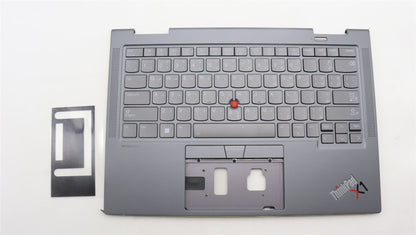 Lenovo ThinkPad X1 8th Gen Keyboard Palmrest Top Cover Arabic Grey 5M11H62365
