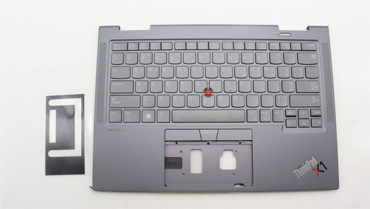 Lenovo ThinkPad X1 8th Gen Keyboard Palmrest Top Cover Arabic Grey 5M11H62365