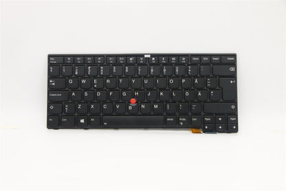 Lenovo ThinkPad T470p Keyboard Swedish Finnish Black Backlit 01EP453