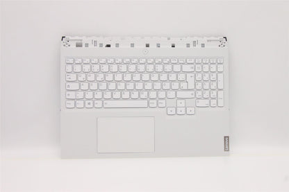 Lenovo 5 16ITH6 Palmrest Cover Touchpad Keyboard German Silver 5CB1D10513