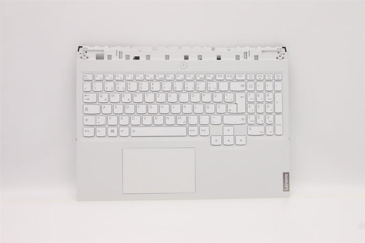Lenovo 5 16ITH6 Palmrest Cover Touchpad Keyboard German Silver 5CB1D10513