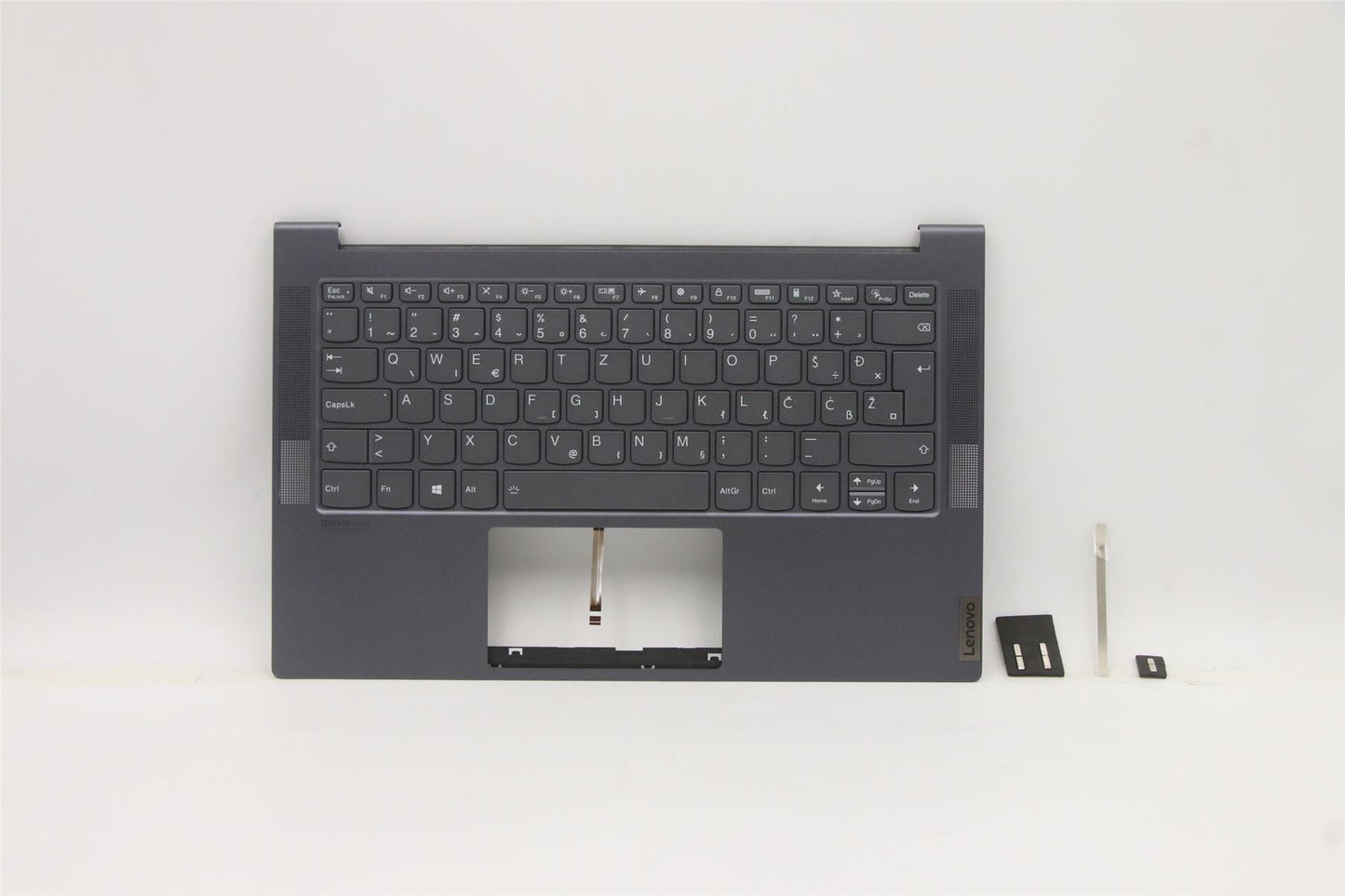 Lenovo Yoga 7-14ITL05 Palmrest Cover Touchpad Keyboard Arabic Grey 5CB1B05304