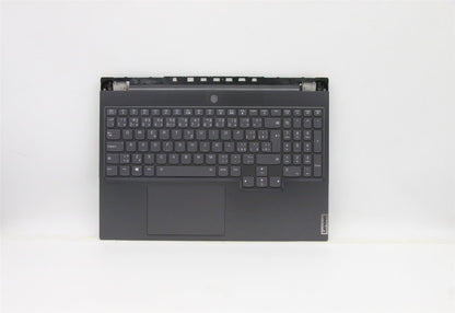 Lenovo Legion 7-16ACHg6 Palmrest Cover Touchpad Keyboard Grey 5CB1C17308