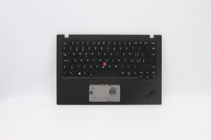 Lenovo Carbon X1 8th Keyboard Palmrest Top Cover Swiss Black Backlit 5M10Z27493