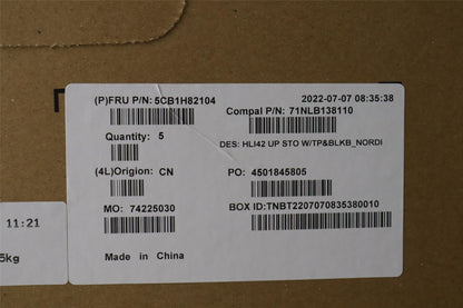 Lenovo IdeaPad 5 14IAP7 5 14ARH7 Palmrest Cover Touchpad Keyboard 5CB1H82104