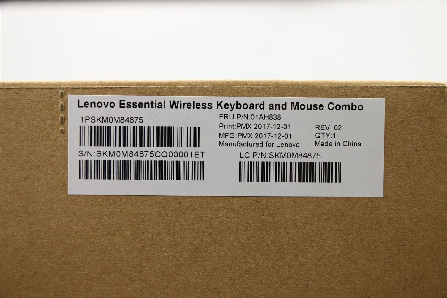 Lenovo ThinkStation M920z M90a P320 Tiny Wireless Keyboard Mouse Danish 01AH838