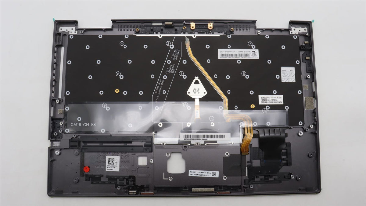 Lenovo MECH_ASM GRP_KBD_BZL_Thai_WL_IG_CHY 5M10Z37130