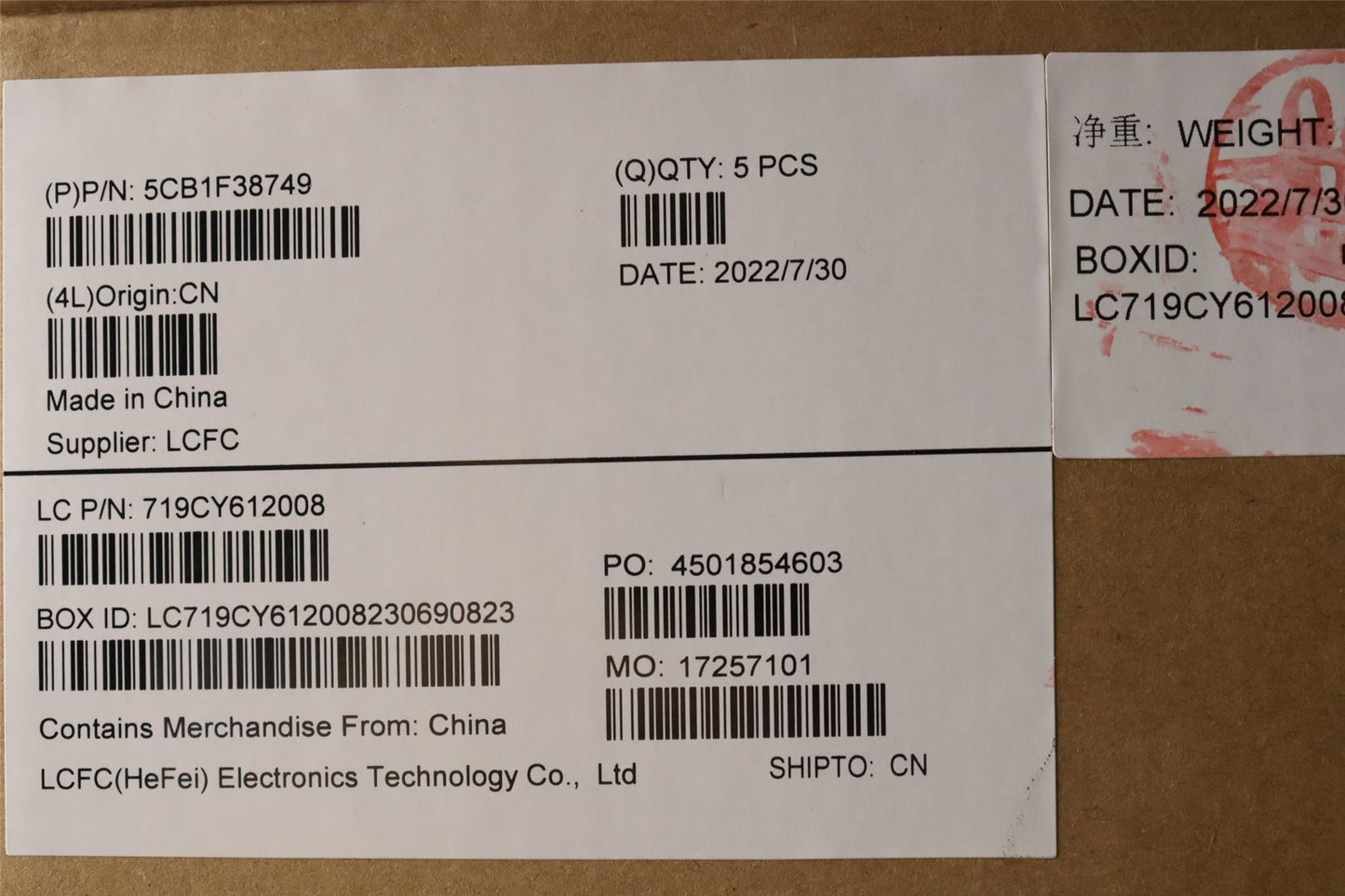 Lenovo 5 15IAH7H Palmrest Cover Touchpad Keyboard Arabic Storm Grey 5CB1F38749