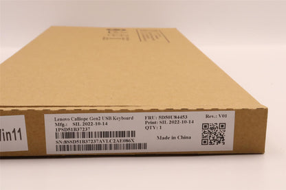 Lenovo USB Calliope KB BK ILD 5D50U84453