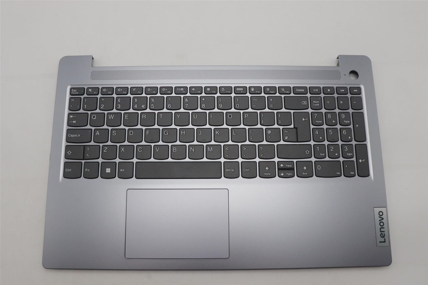 Lenovo IdeaPad 3 15AMN8 Palmrest Cover Touchpad Keyboard UK Grey 5CB1L28215
