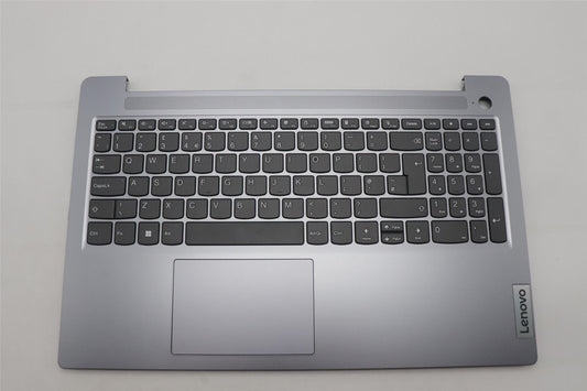 Lenovo IdeaPad 3 15AMN8 Palmrest Cover Touchpad Keyboard UK Grey 5CB1L28215