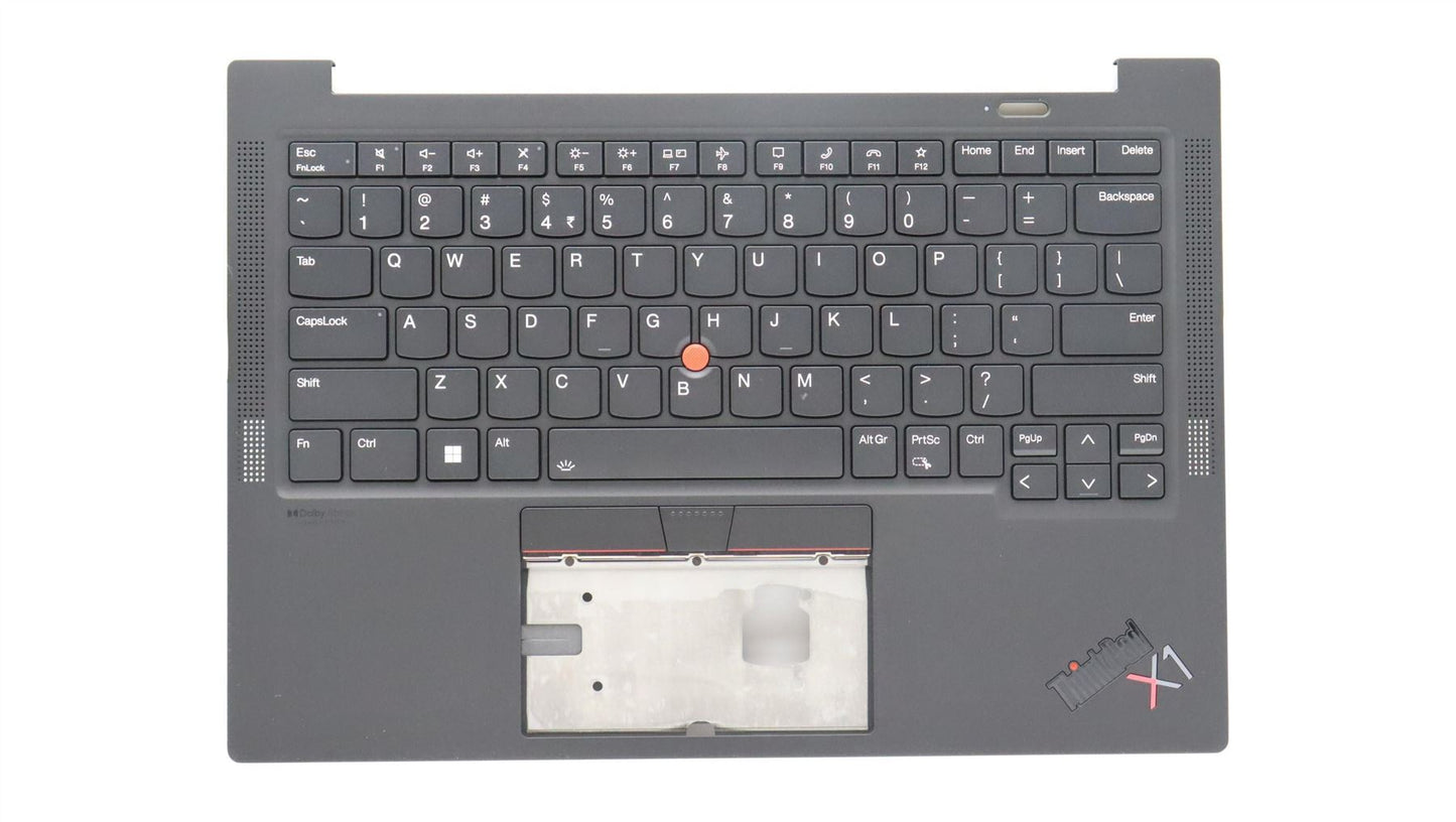 Lenovo ThinkPad X1 10th Gen Keyboard Palmrest Top Cover Deep Black 5M11H44159