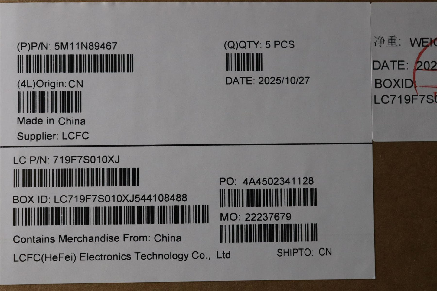 Lenovo MECH_ASM BL KB BK MG SPA PMX 5M11N89469