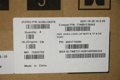 Lenovo E31-70 Keyboard Palmrest Top Cover Portuguese Black 5CB0J36076