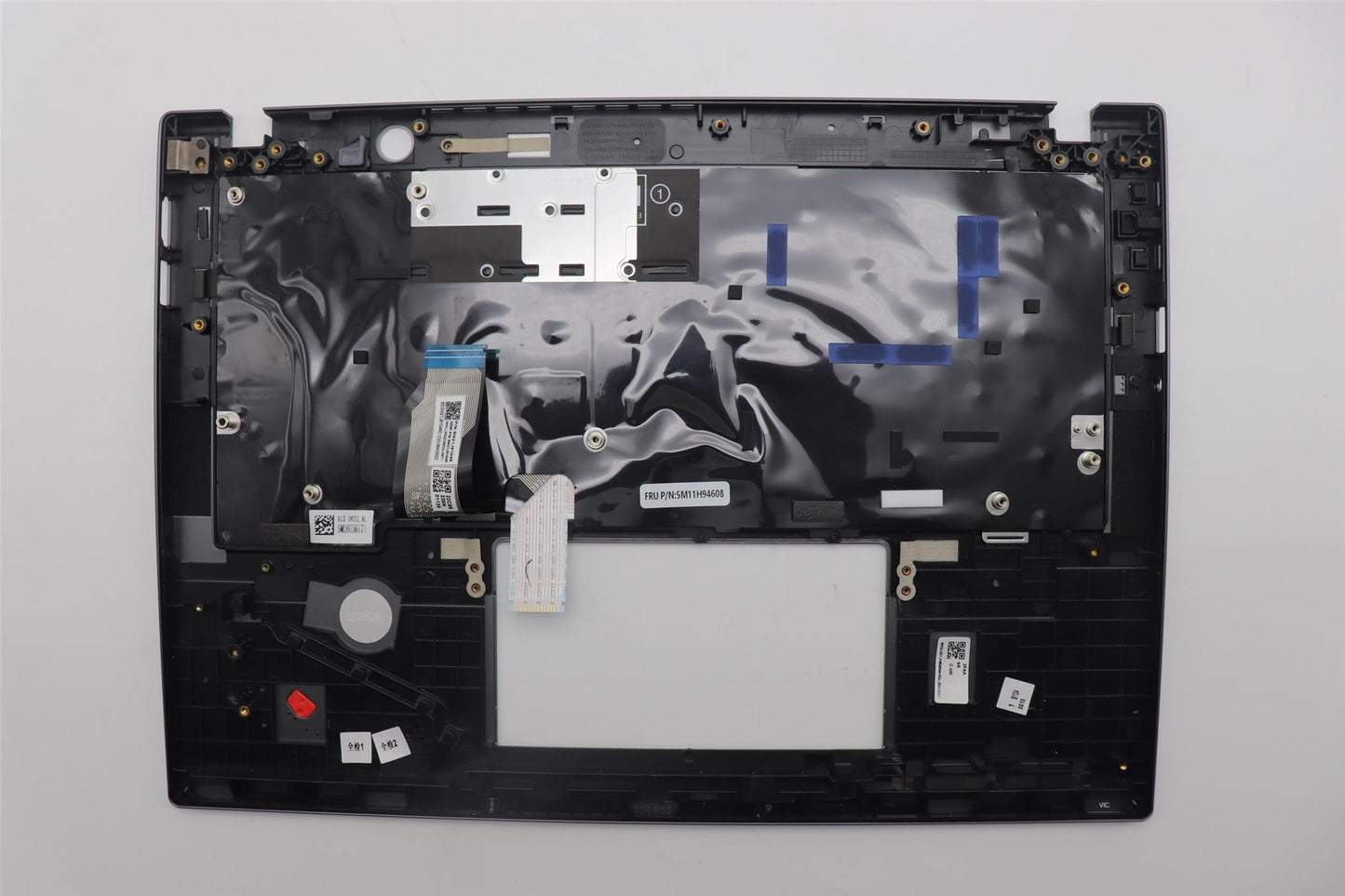 Lenovo ThinkPad X13 Gen 4 Keyboard Palmrest Top Cover German Grey 5M11H94609