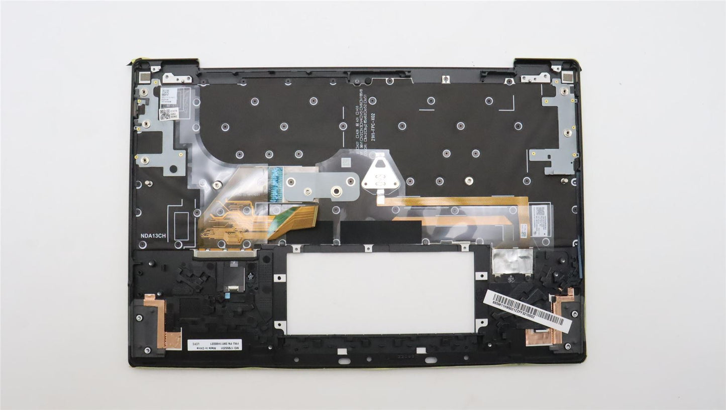 Lenovo ThinkPad Z13 Gen 1 Keyboard Palmrest Top Cover Spanish Backlit 5M11H95021