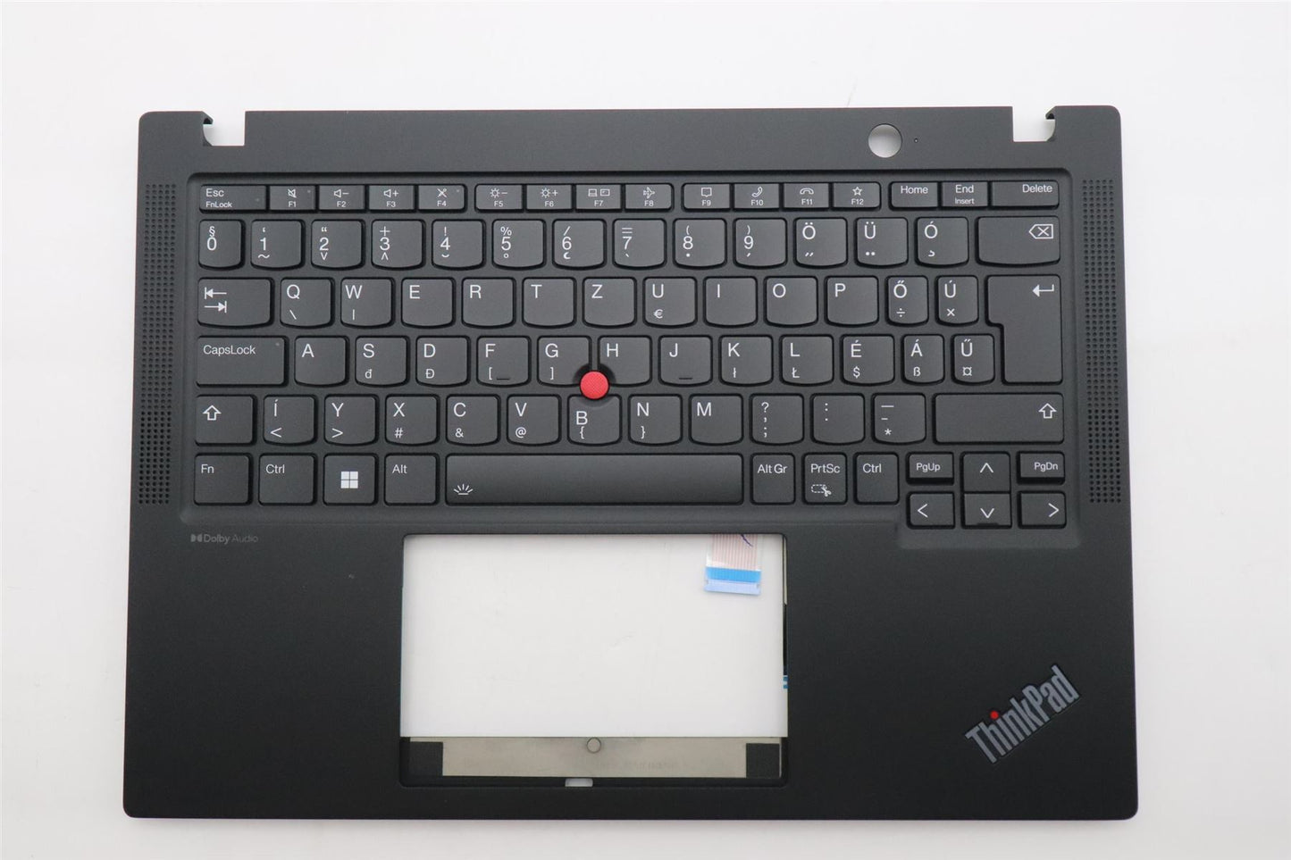 Lenovo ThinkPad X13 Gen 4 Keyboard Palmrest Top Cover Hungarian Black 5M11L85954