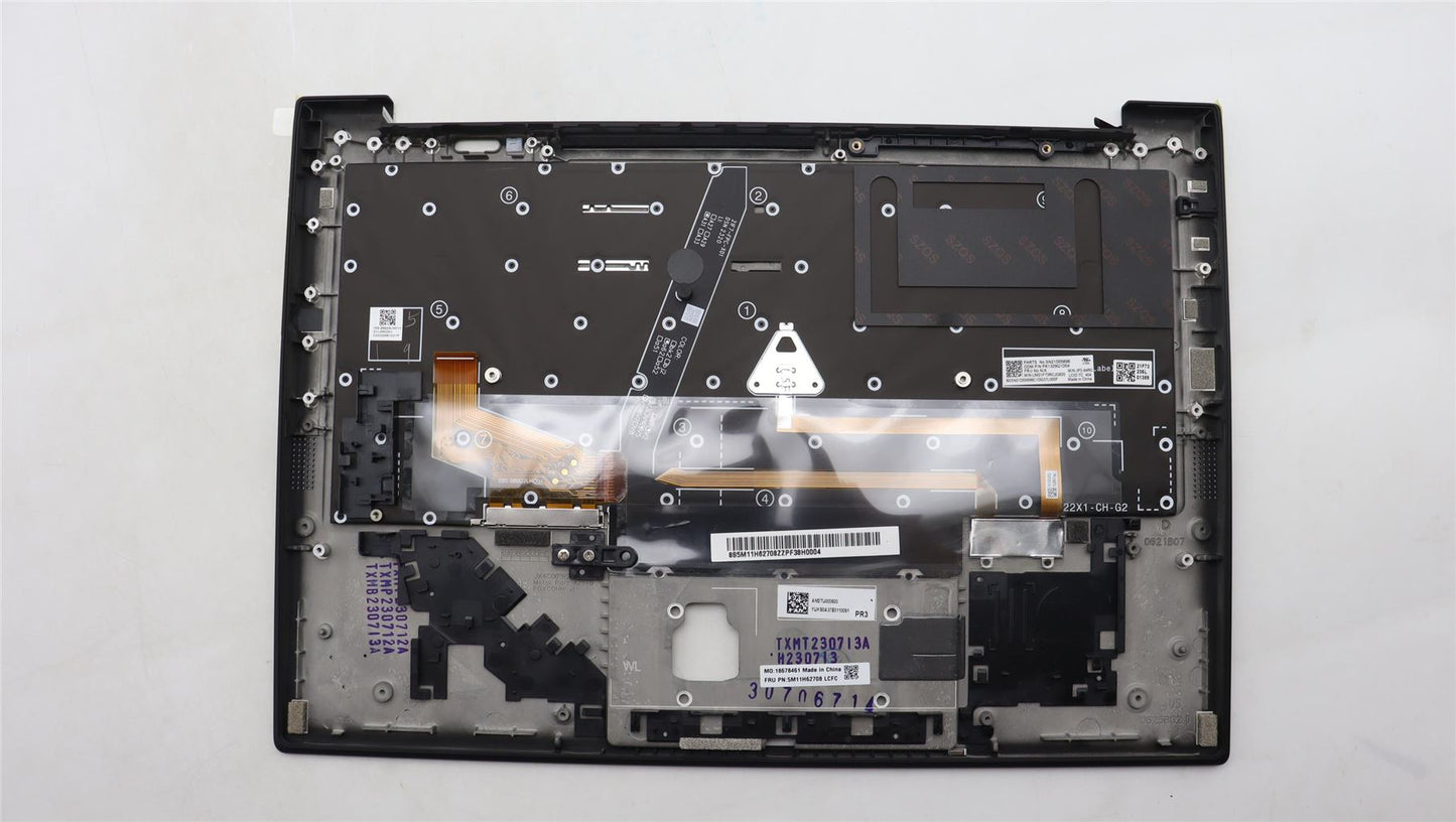 Lenovo ThinkPad X1 11th Gen Keyboard Palmrest Top Cover Black Backlit 5M11H62708