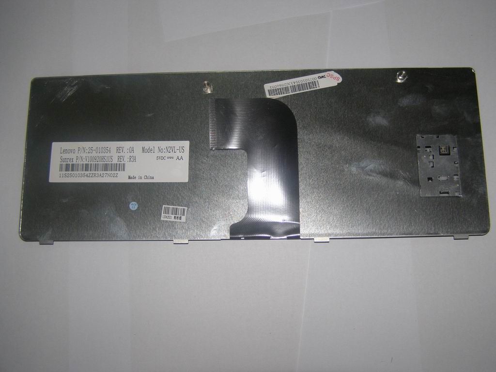 Lenovo JME N2VL 84KEY ORGBLA KBD US English Keyboard 25010354