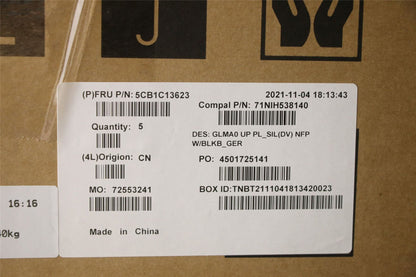 Lenovo IdeaPad 5-14ALC05 Palmrest Cover Touchpad Keyboard German 5CB1C13623